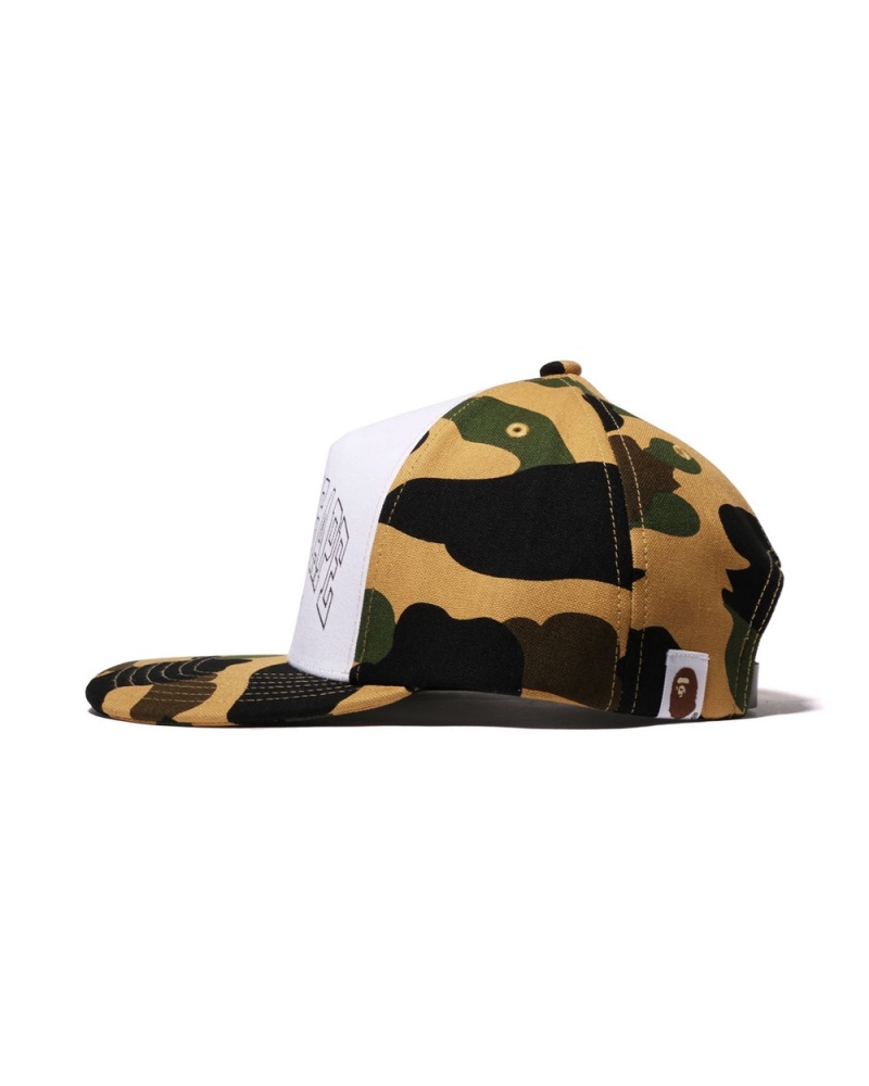 Chapeaux Bape 1st Jaune Homme | BAV-13500198